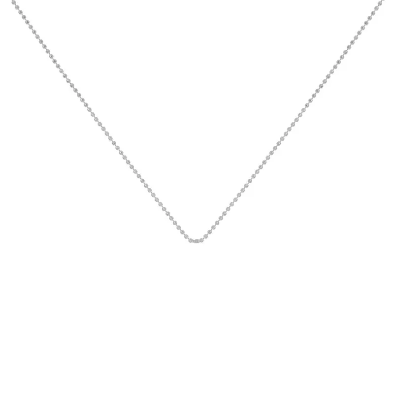 Ball Chain in Sterling Silver, 40-45cm