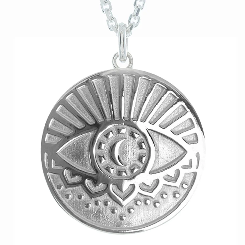 All Seeing Eye myMantra Necklace in Sterling Silver, 45cm