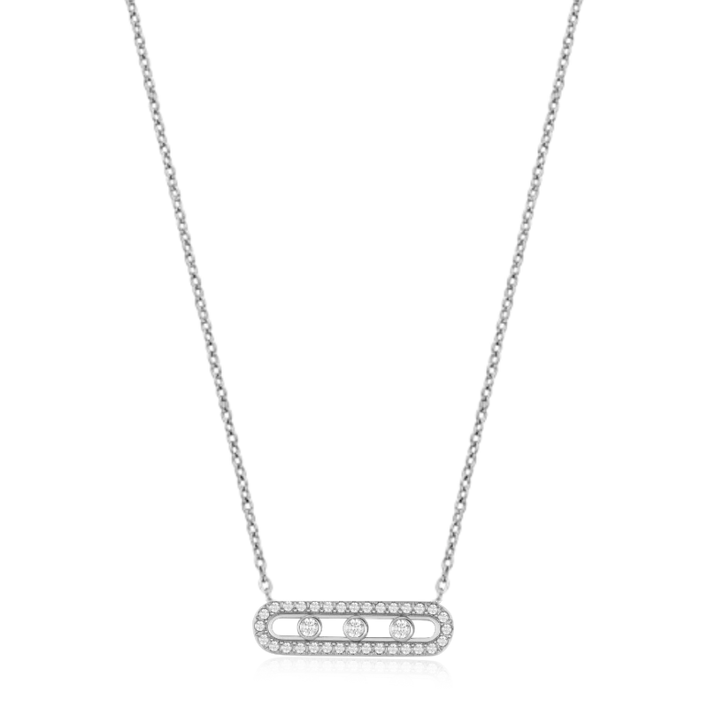 Pave Soul Kette 18K Vergoldet