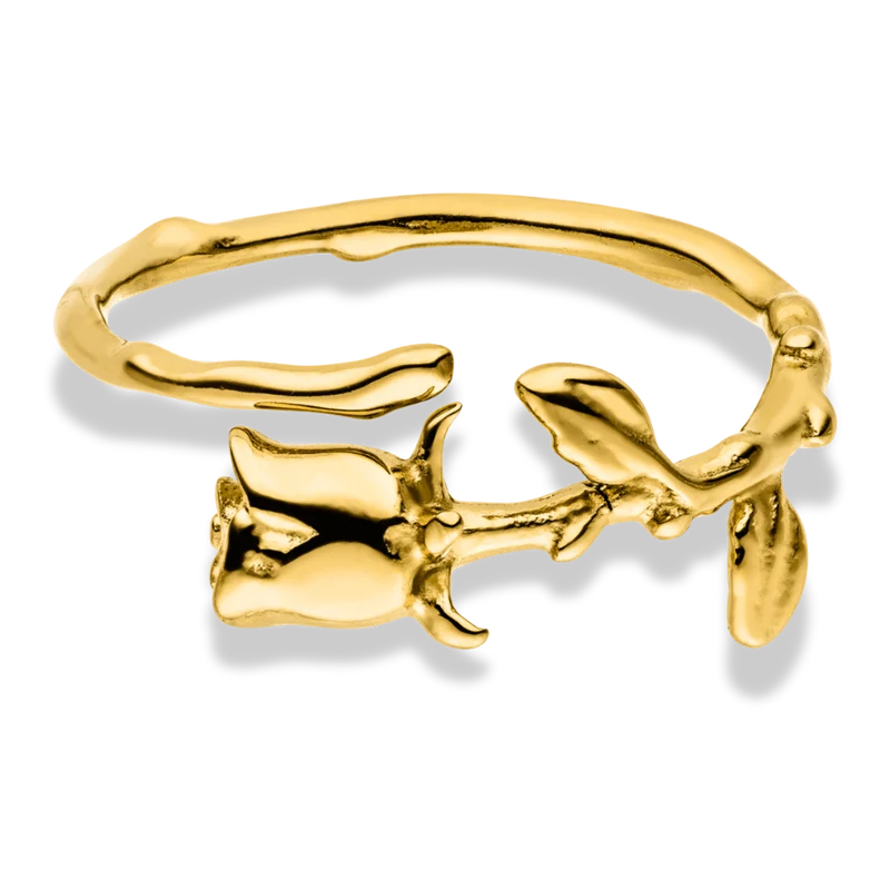 All Around Rose Ring 14K Vergoldet