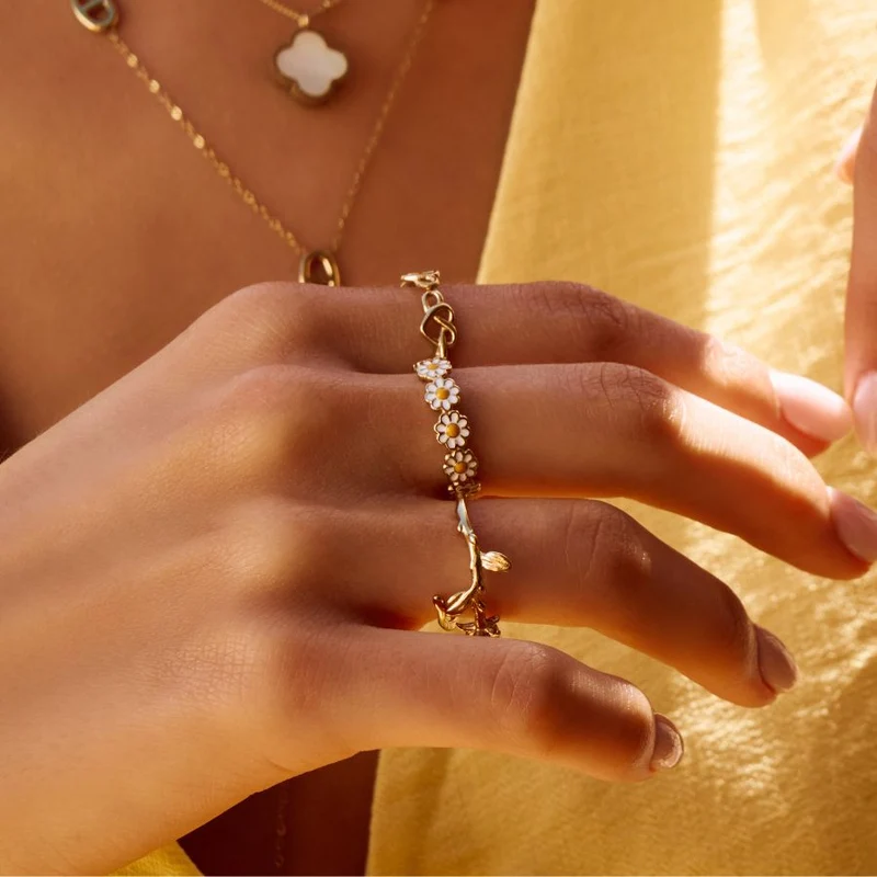 All Around Rose Ring 14K Vergoldet