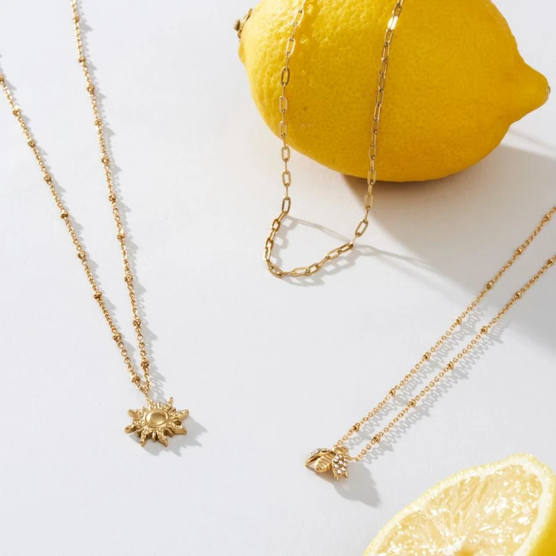 Heavenly Bee Kette 18K Vergoldet