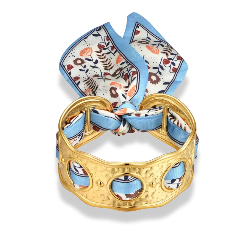 Silky Ribbon Armreif 14K Vergoldet