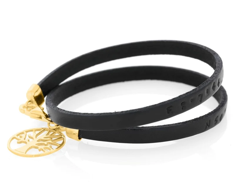ARMBAND GEWICKELT LEBENSBAUM VERGOLDET TREE OF LIFE