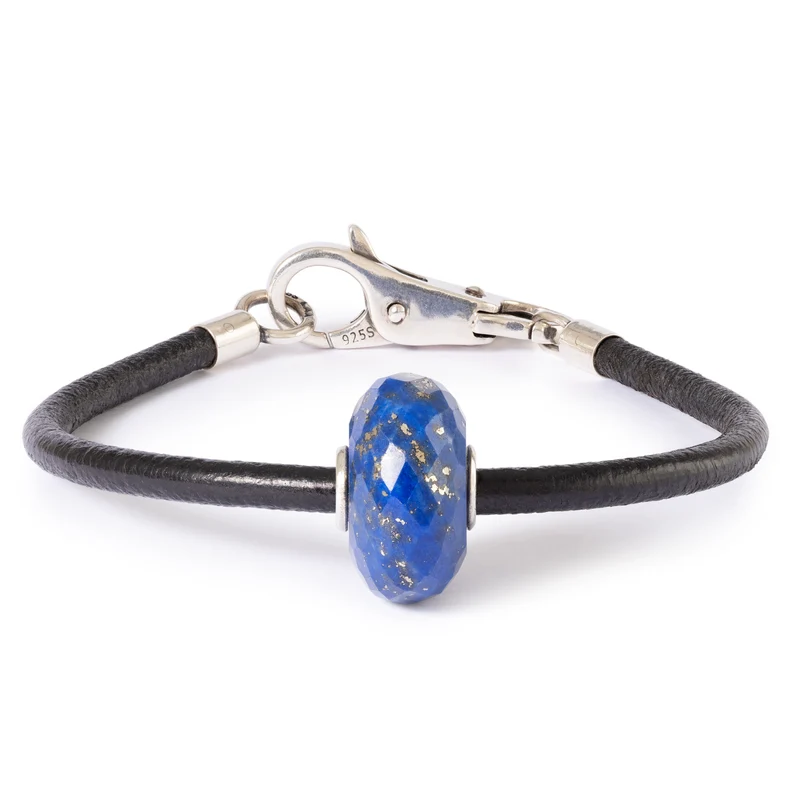 Lapislazuli Leder Armband