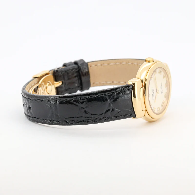 Rolex Cellini 26mm 6621 18K Gelbgold Orig. Papiere