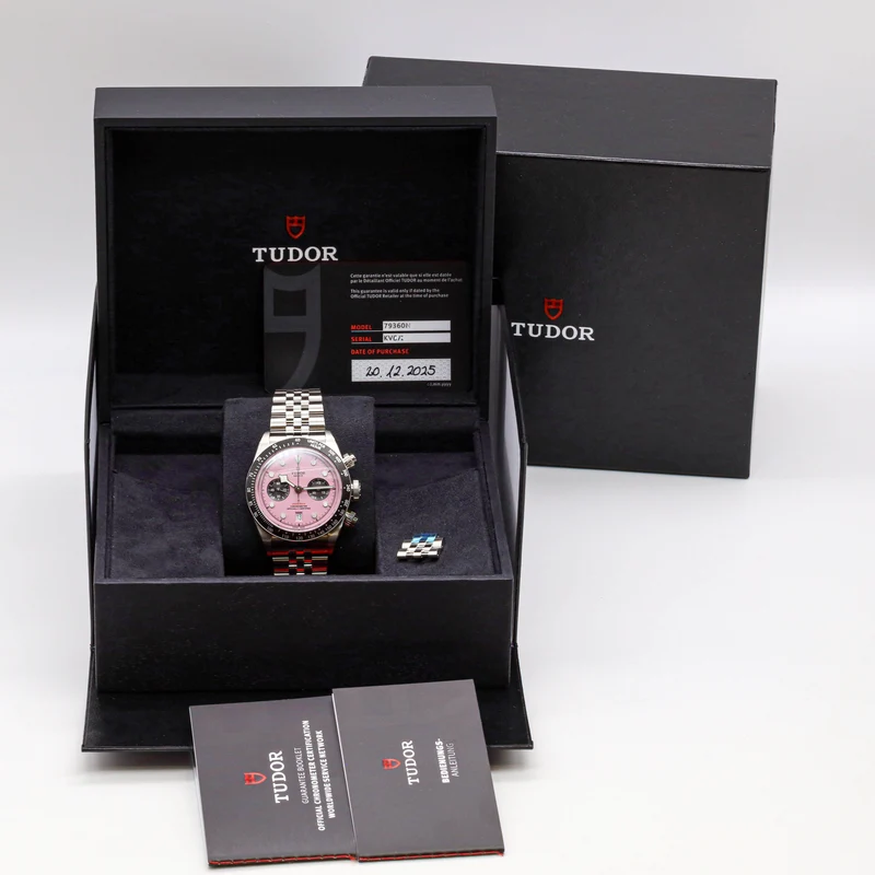 Tudor Black Bay Chrono 41 79360N Inter Miami Pink Dial 12/25