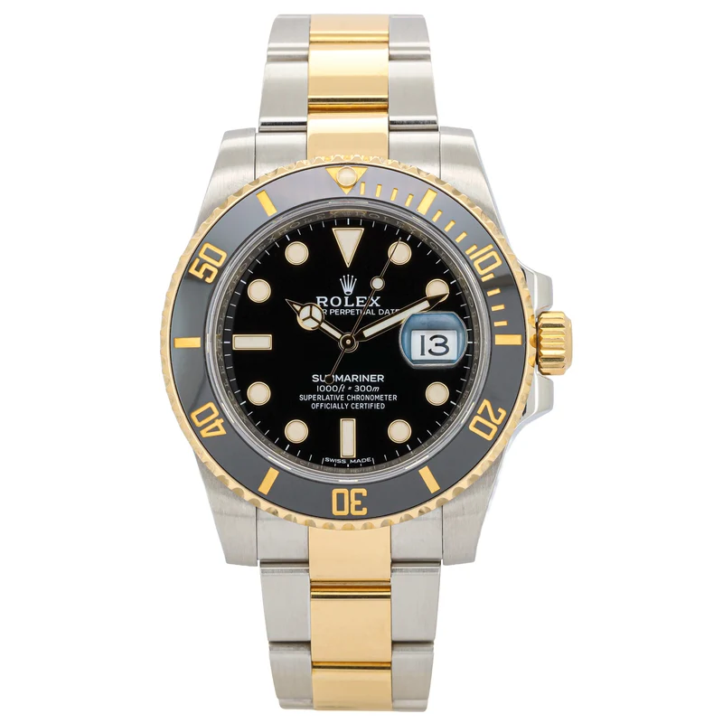 Rolex Submariner Date 40 16613LN Edelstahl/Gold Full Set