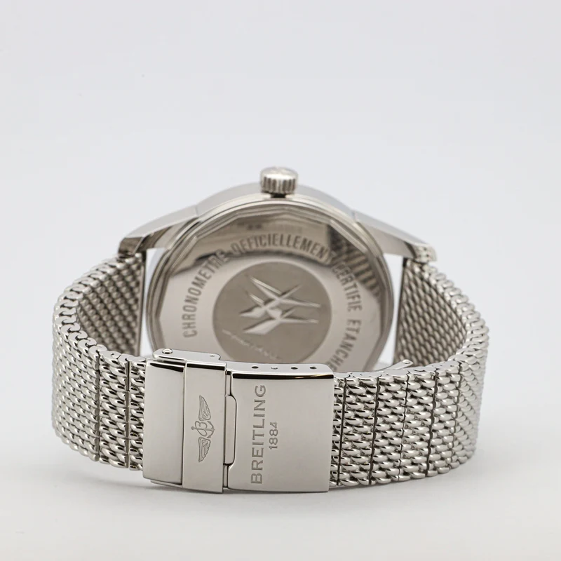 Breitling Transocean Day & Date 43 A45310 Edelstahl