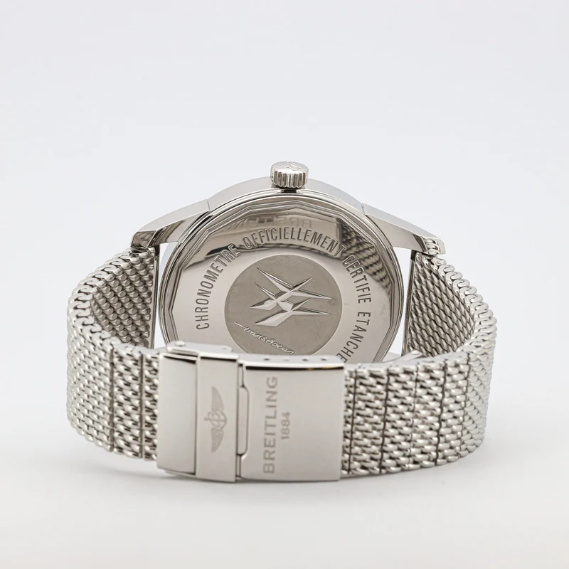 Breitling Transocean Day & Date 43 A45310 Edelstahl