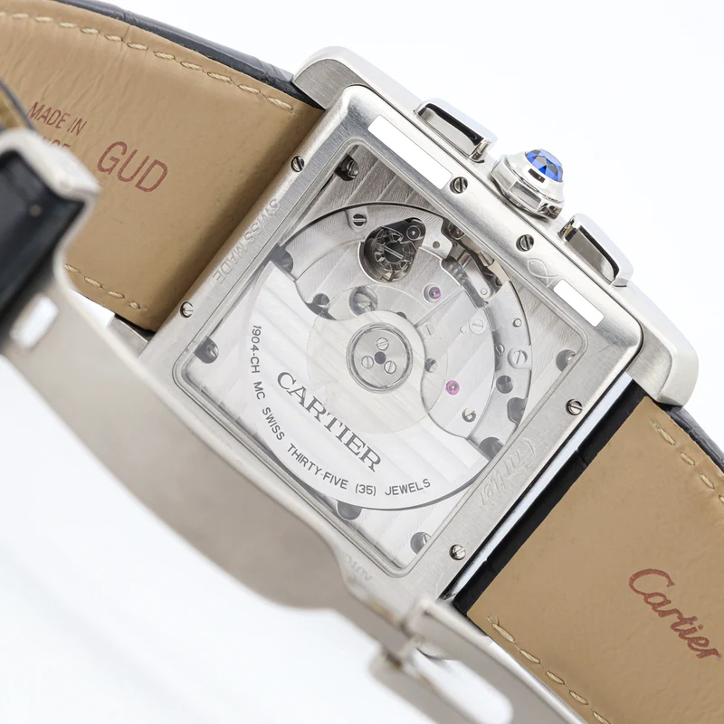 Cartier Tank MC Chronograph W5330007 Edelstahl B&P