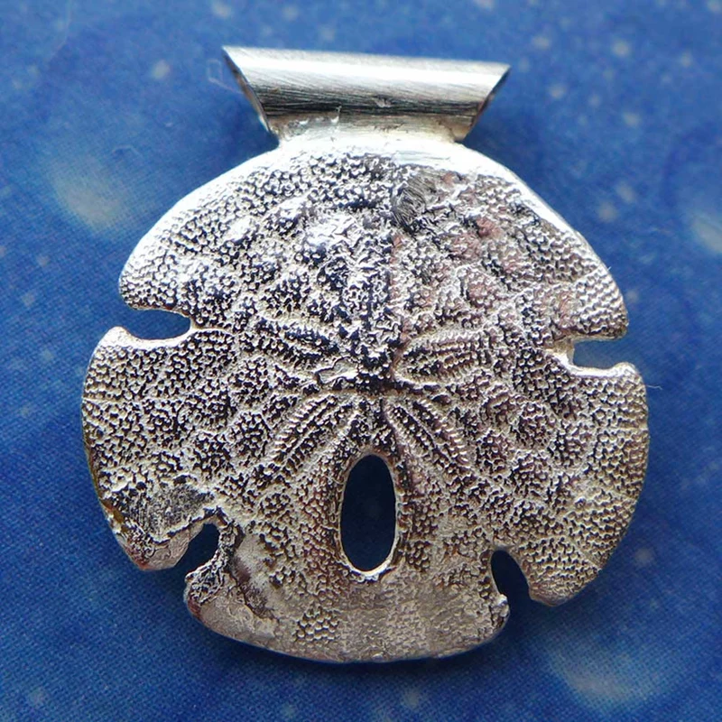 Seeigel Silber Sanddollar Kette s