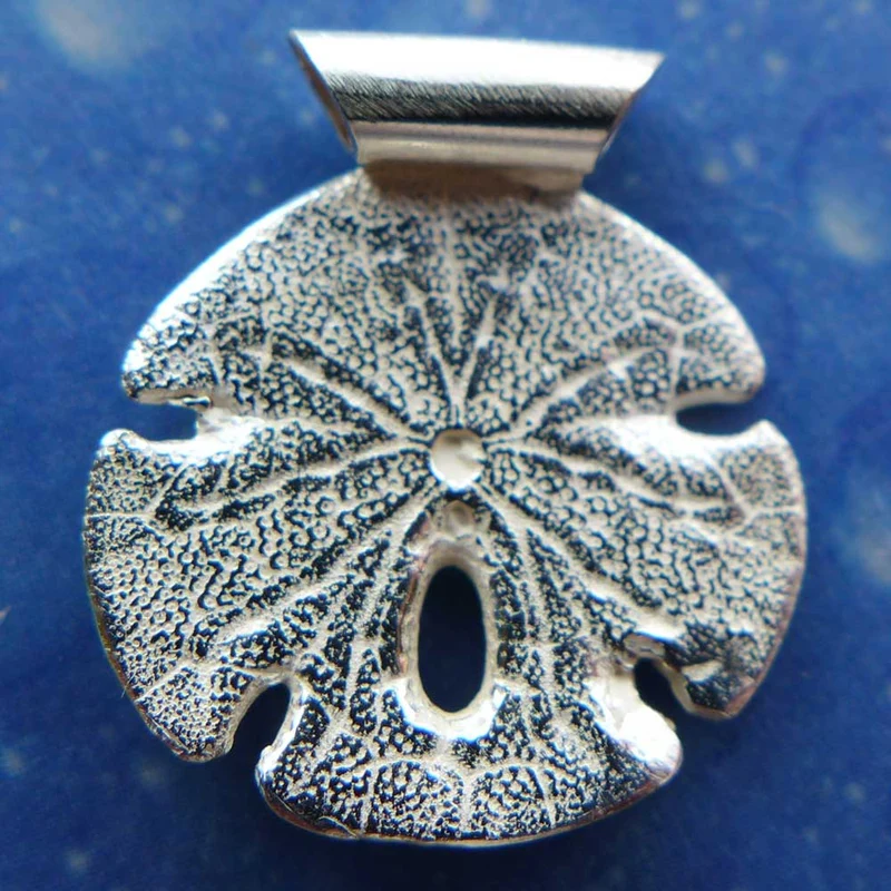 Seeigel Silber Sanddollar Kette s