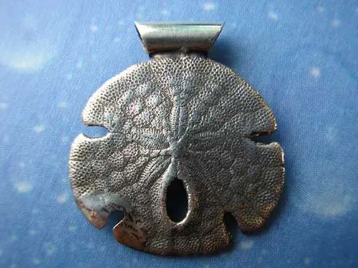 Seeigel Silber Sanddollar Kette s