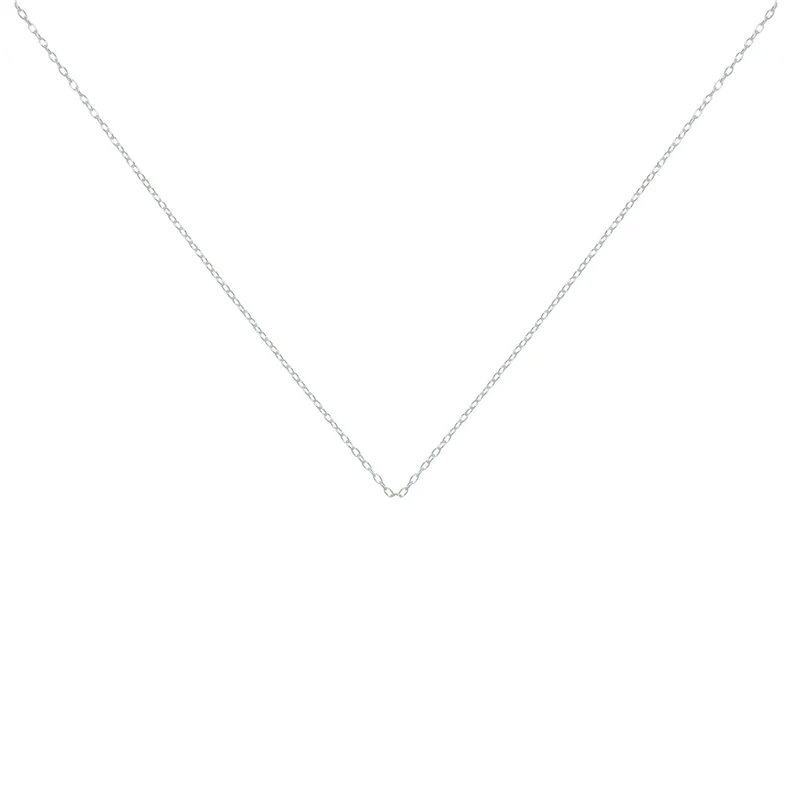 Trace Chain in Sterling Silver, 40-45cm