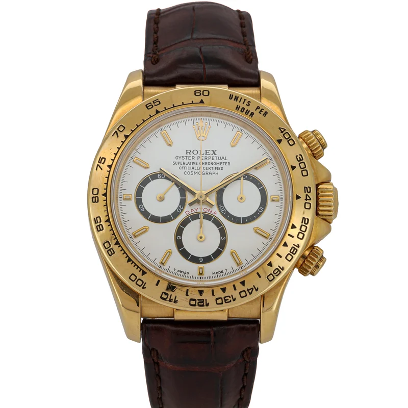 Rolex Daytona Zenith 16518 " Inverted 6 serial N.. " Gelbgold 18K Box & Papiere