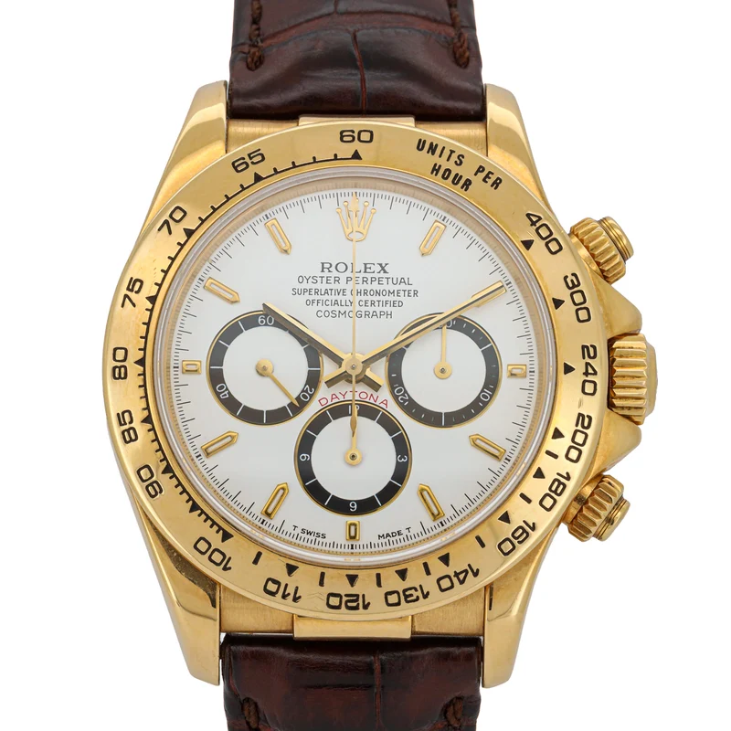 Rolex Daytona Zenith 16518 " Inverted 6 serial N.. " Gelbgold 18K Box & Papiere