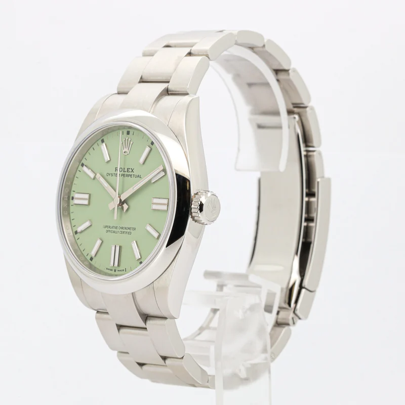 Rolex Oyster Perpetual 41 134300 Pistachio 12/25