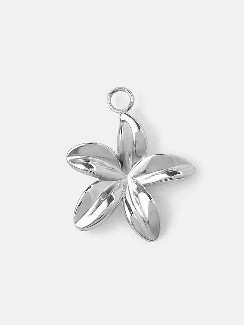 Plumeria Ohrring-Charm