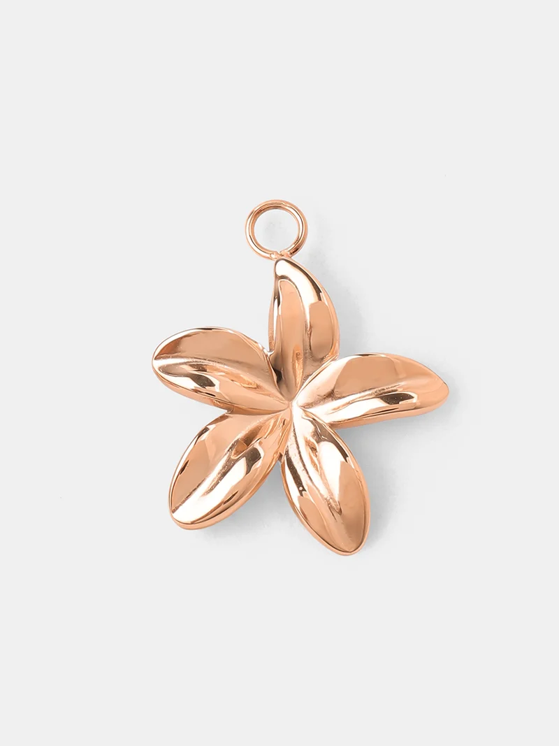 Plumeria Ohrring-Charm