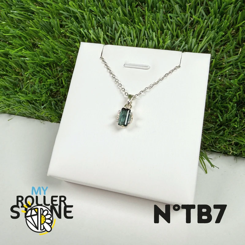 Blauer Turmalin (Indicolith) - 925er Silber - Nr. 7