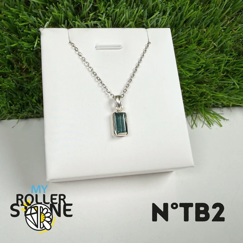 Blauer Turmalin (Indicolith) - 925er Silber - Nr. 2