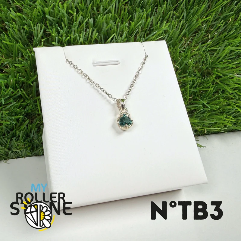 Blauer Turmalin (Indicolith) - 925er Silber - Nr. 3