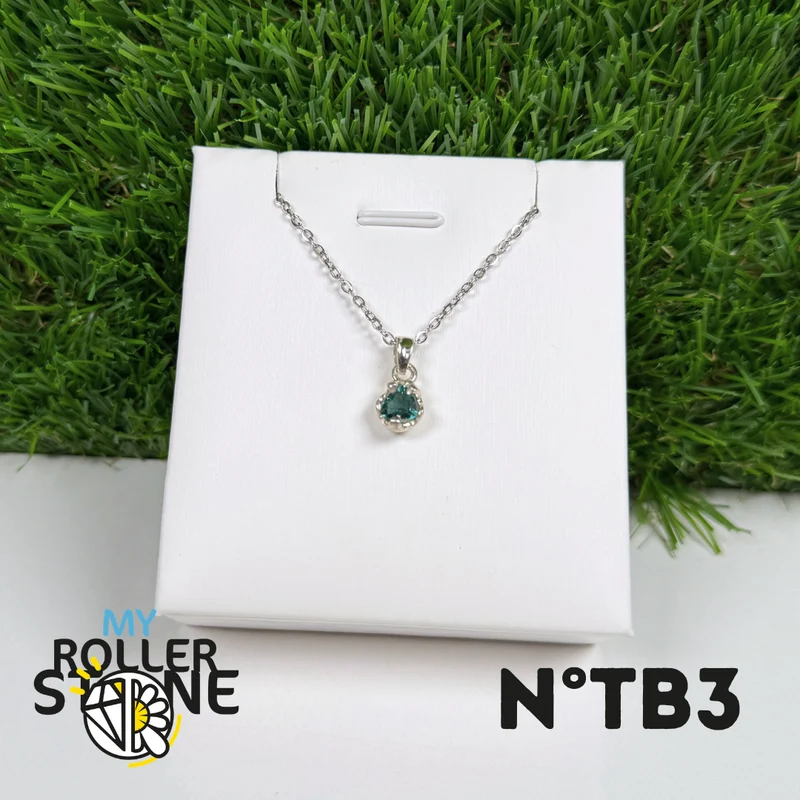 Blauer Turmalin (Indicolith) - 925er Silber - Nr. 3
