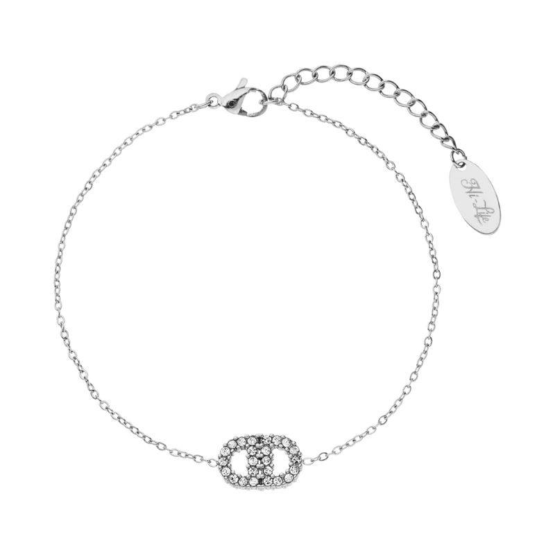 Deluxe Pave Armband 14K Vergoldet