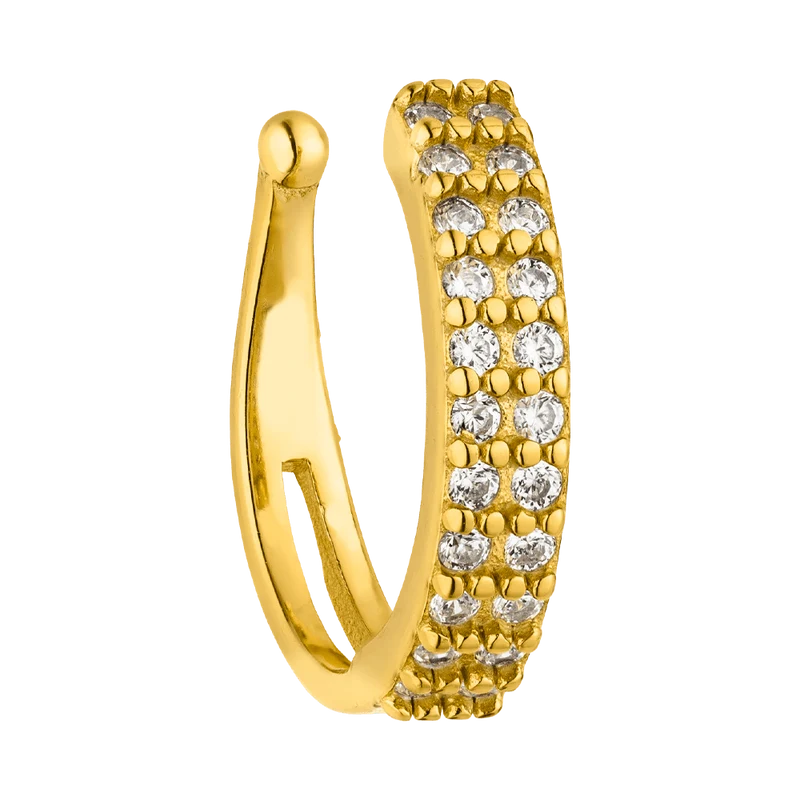 Double Shine Ear Cuff | 925 Echtsilber