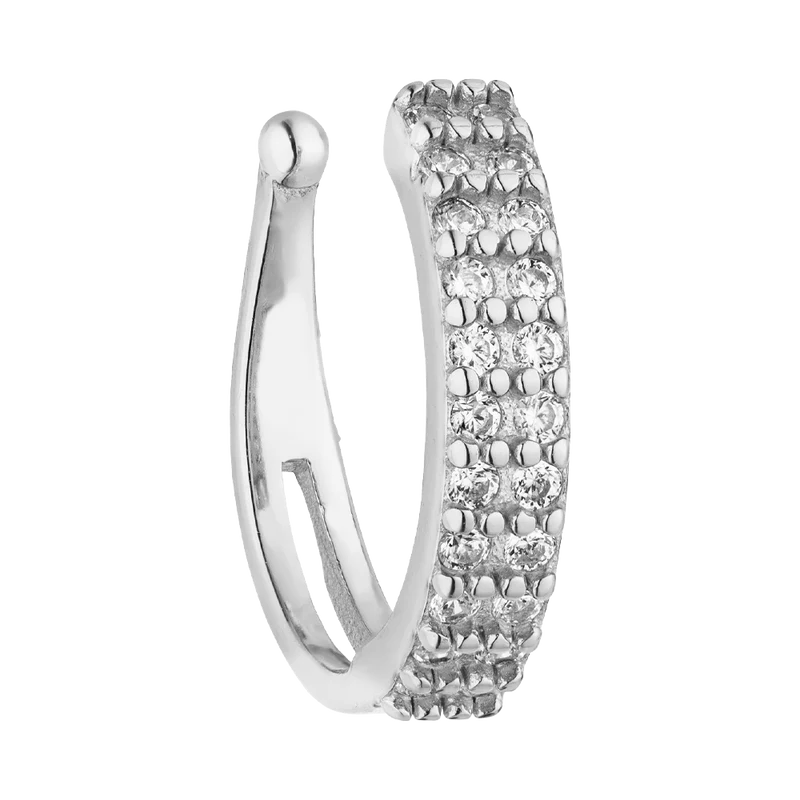 Double Shine Ear Cuff | 925 Echtsilber