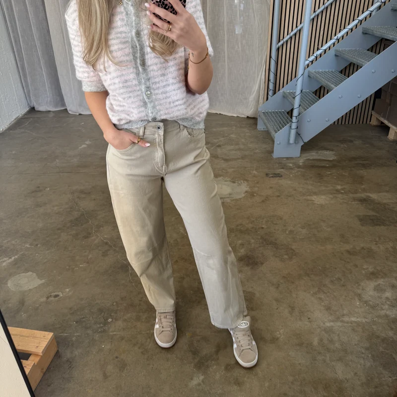 Basic Jeans - Creme