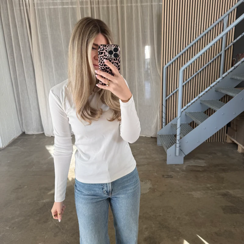 Basic Longsleeve Thick - Weiß