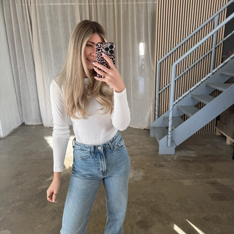 Basic Longsleeve Thick - Weiß