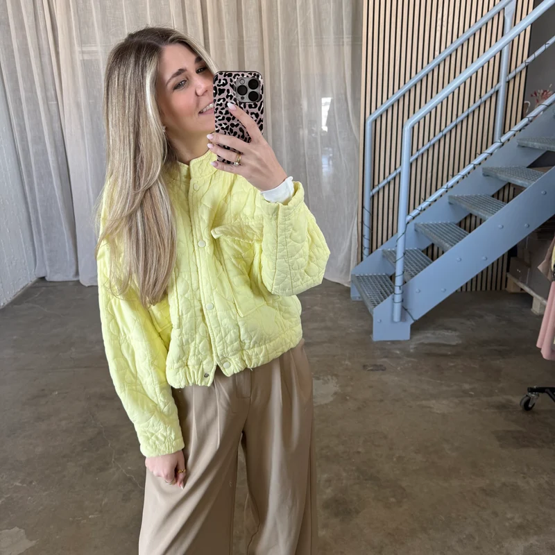 Steppjacke Spring - Butter Yellow