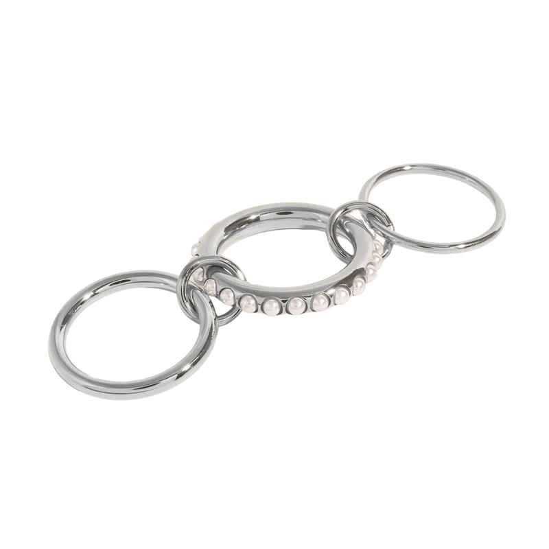 Pearl Infinity Flow Ring 18K Vergoldet