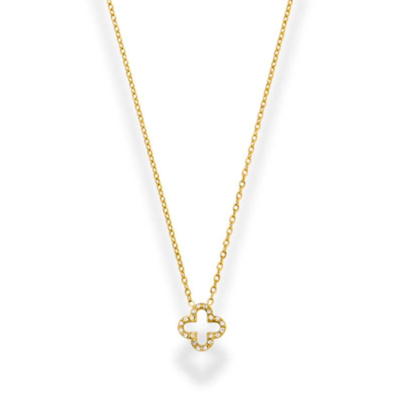 Spring Lucky Leaf Kette 14K Vergoldet