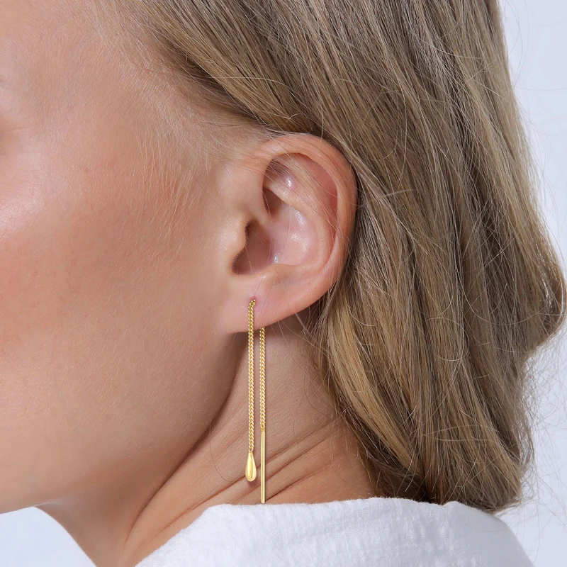 Ohrhänger Chain Tropfen