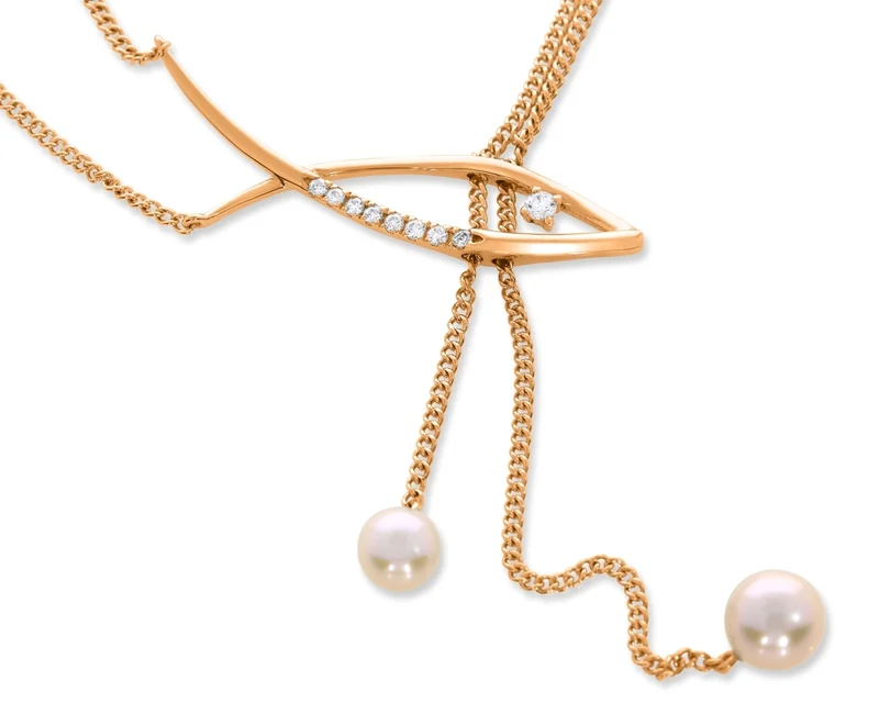DESIGN ANHÄNGER FISCH ROSÉ VERGOLDET, DAMESCHMUCK ROSÉGOLD