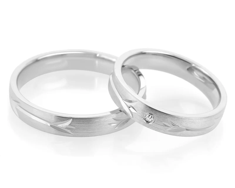 SILBERRINGE MIT GRAVUR FREUNDSCHAFTSRINGE 925 SILBER FLORALES DESIGN VERLOBUNG RINGE