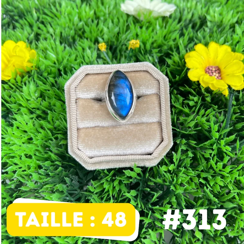 Bluefire Labradorit Ring #313