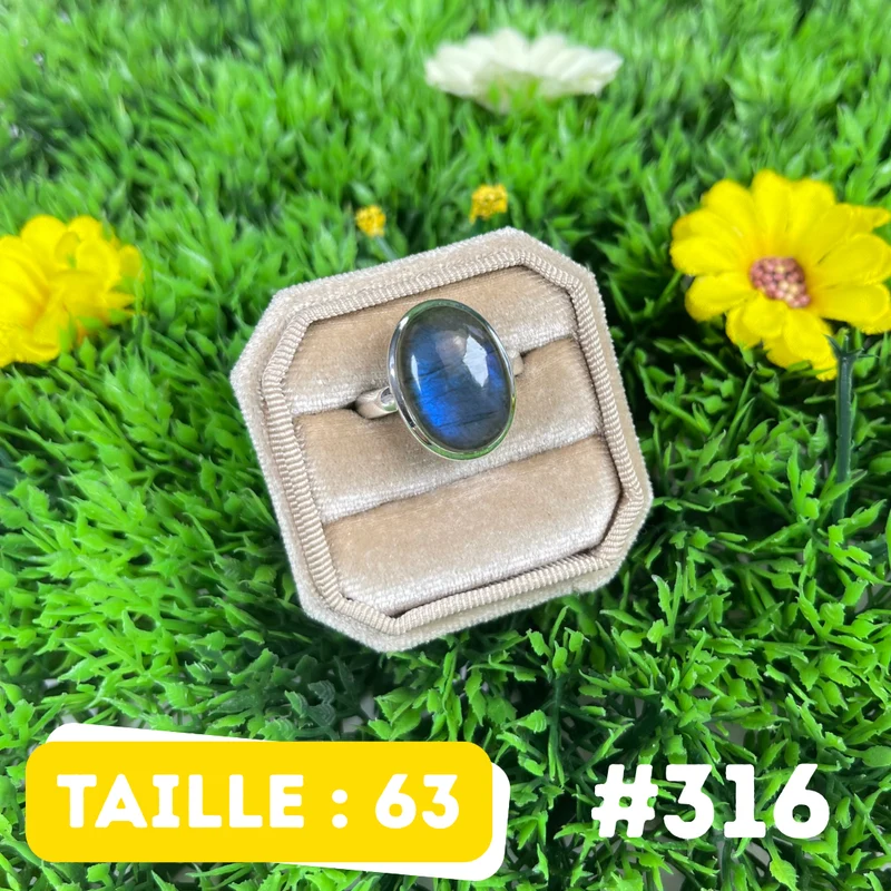 Bluefire Labradorit Ring #316