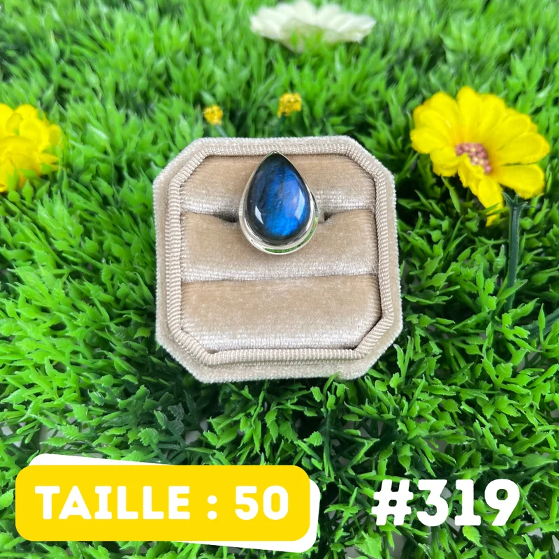 Bluefire Labradorit Ring #319