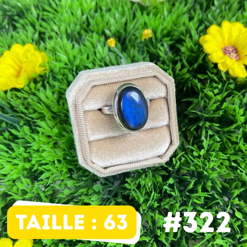 Bluefire Labradorit Ring #322