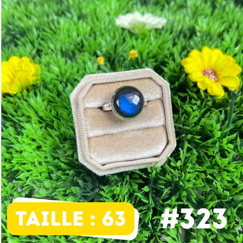 Bluefire Labradorit Ring #323