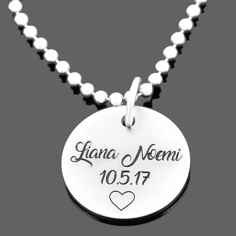 NAMENSKETTE SILBER DAMENSCHMUCK 925 SILBER ONLINE JUWELIER HALSKETTE GRAVUR