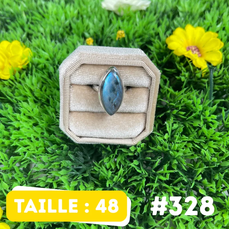 Bluefire Labradorit Ring #328
