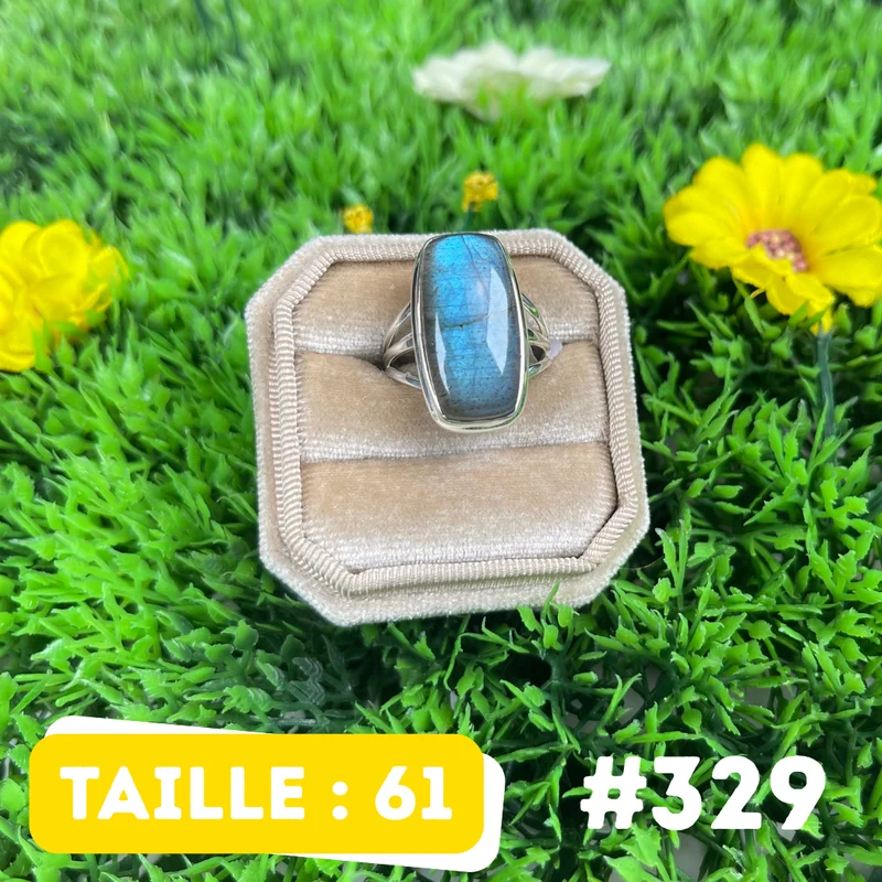 Bluefire Labradorit Ring #329