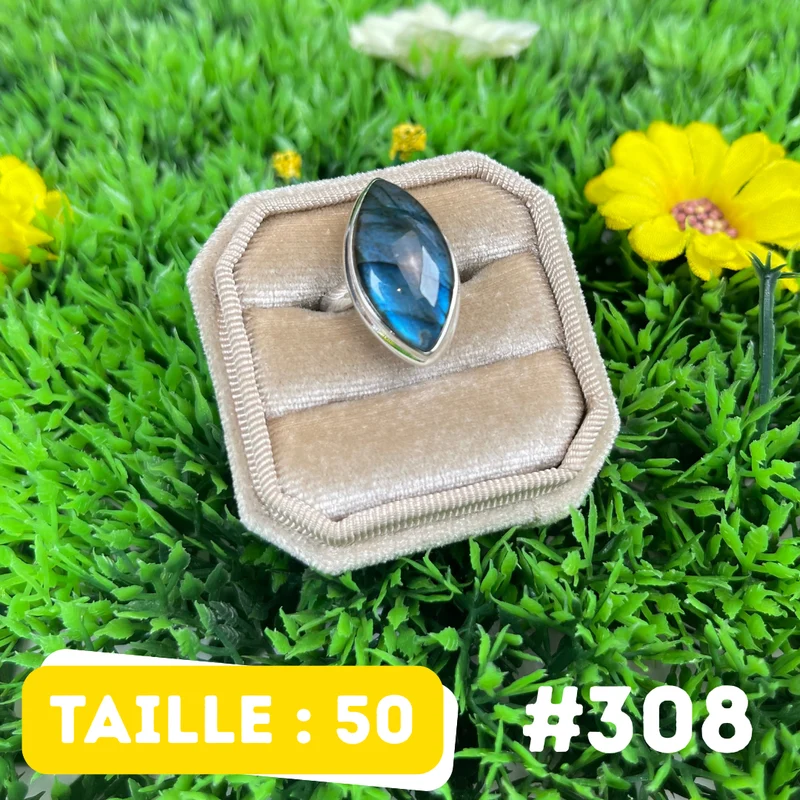 Bluefire Labradorit Ring #308