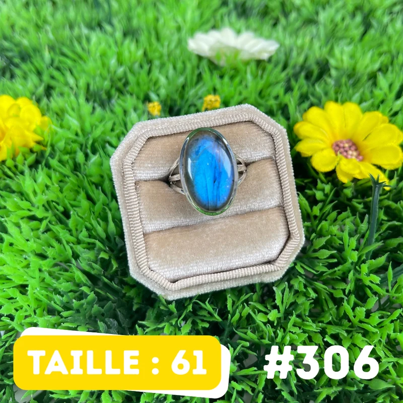 Bluefire Labradorit Ring #306